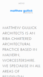 Mobile Screenshot of matthewgullick.com